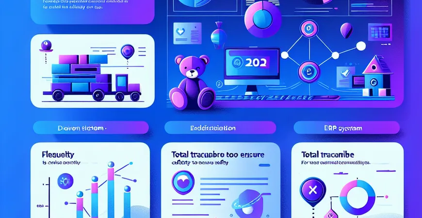 儿童玩具质量难保障？ERP 系统全程追溯保安全